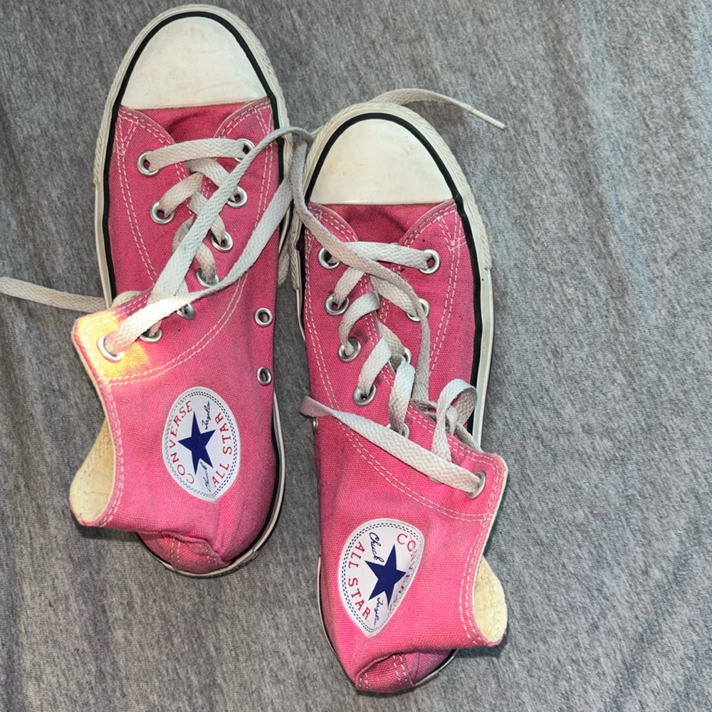 Pink converse 💖 good condition